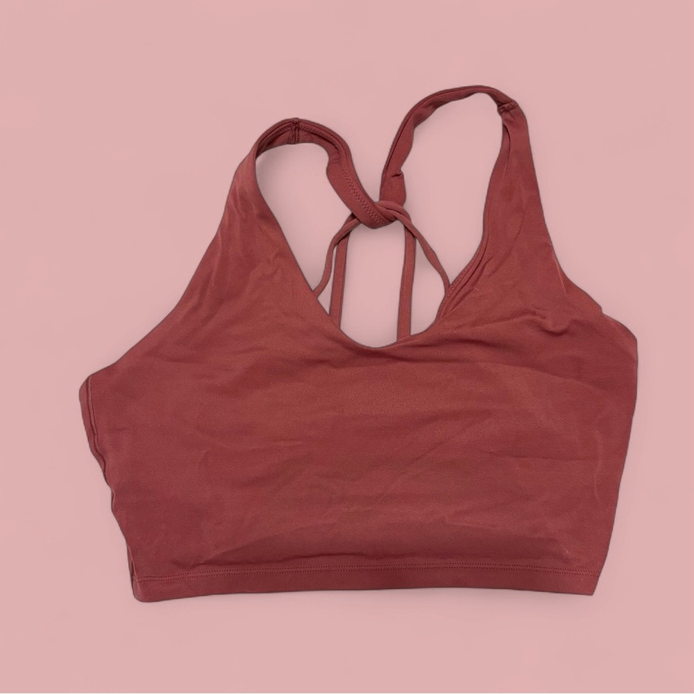 Aerie Women’s Large Terracotta Sports Bra- twisted back